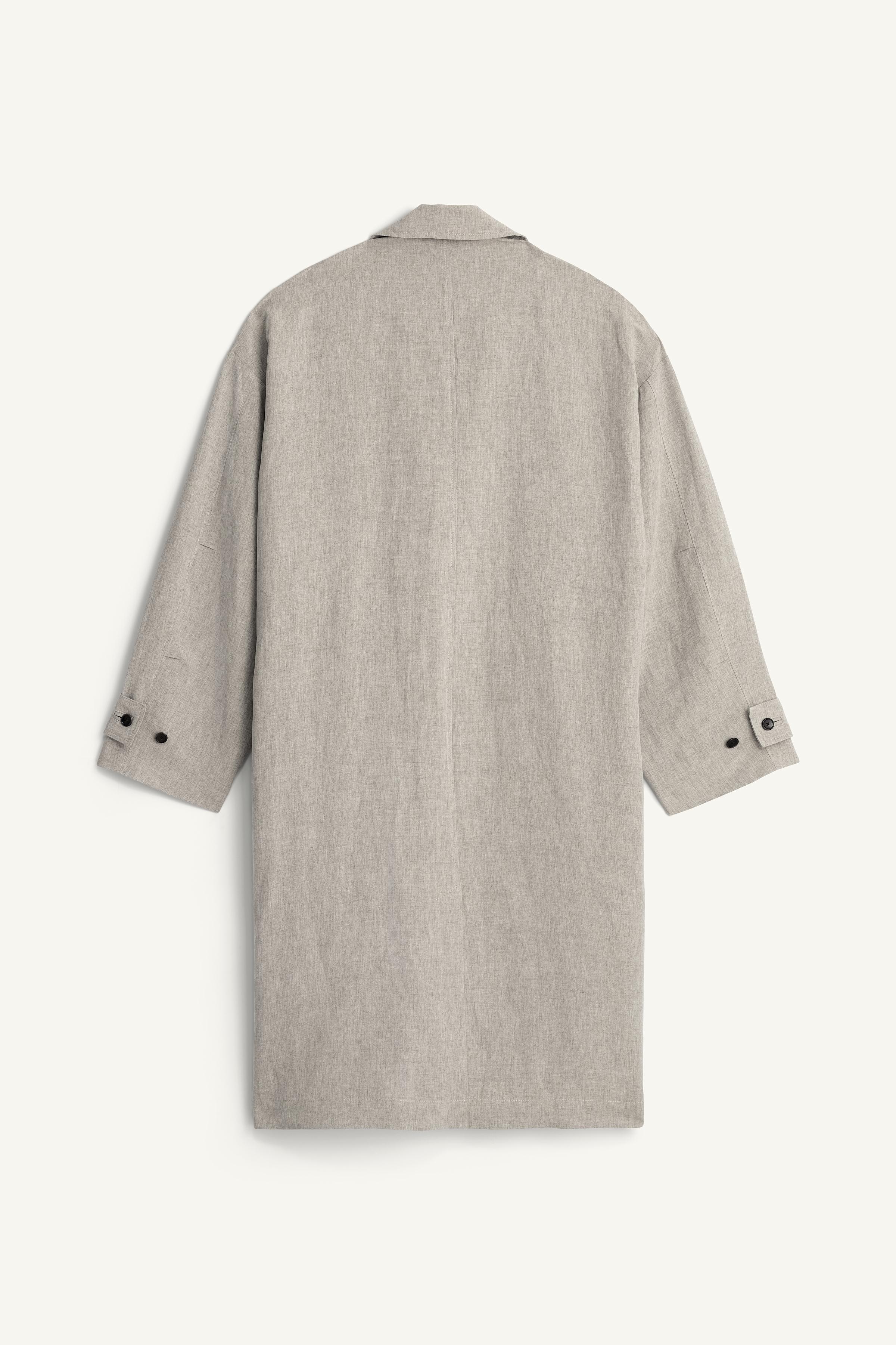 PARKA RELAXED FIT VISCOSE - LIN